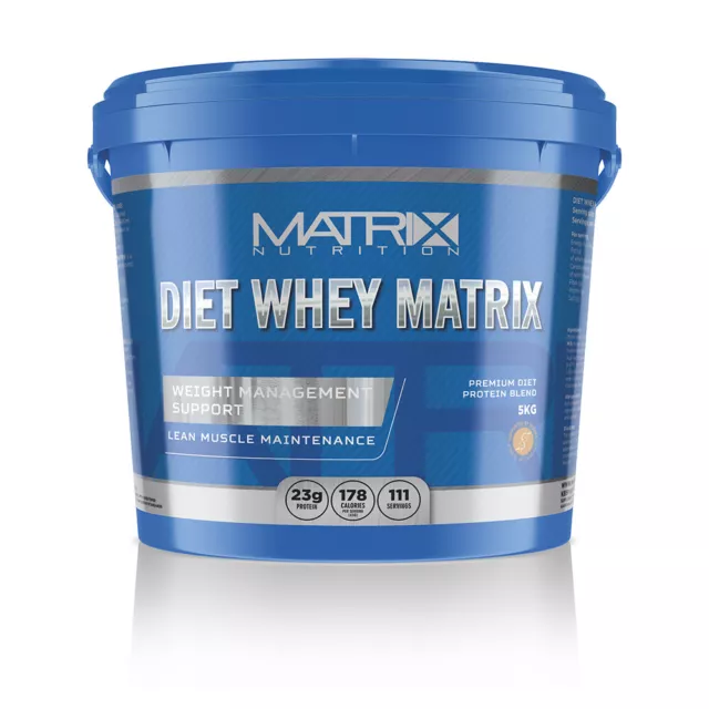 Matrix Nutrition Diet Whey Protein Powder Low Carb 908G - 5Kg