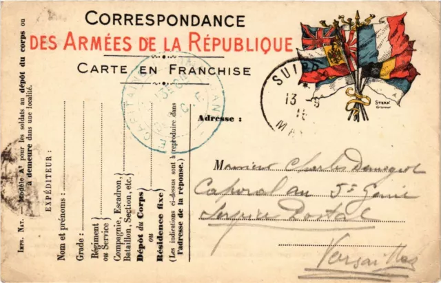 CPA AK Militaire - Correspondance - Des Armées de la Republique (697757)