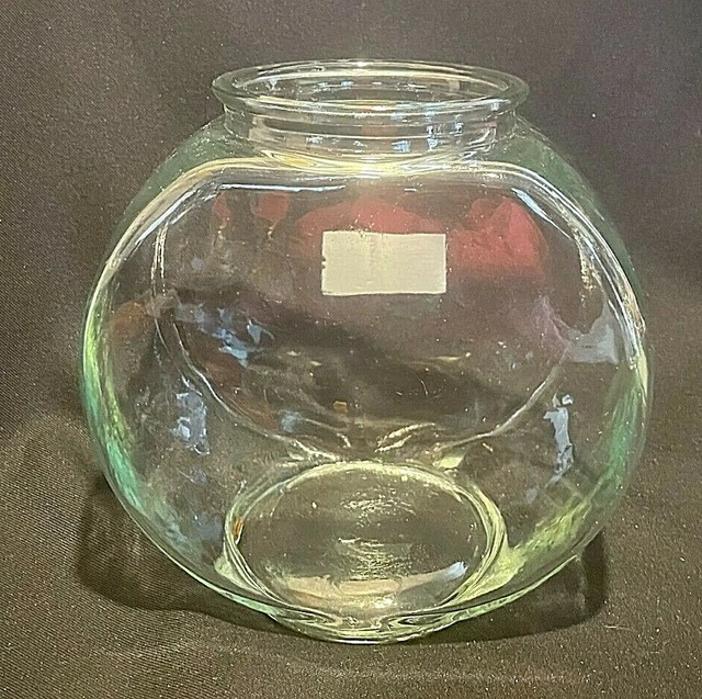 Clear Glass Gold Fish Bowl Aquarium Terrarium 1 Gallon Tank