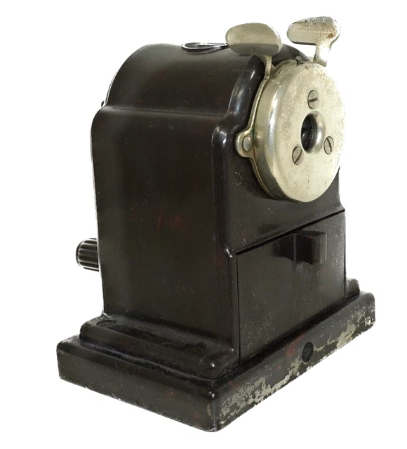 Spitzmaschine Spitzer Bleistiftspitzmaschine Bakelit FTE 120 DDR Funktionstüchti