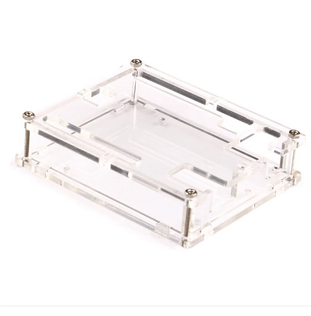 DELICATE TRANSPARENT ACRYLIC Shell Box For Arduino UNO R3 Module Case ...