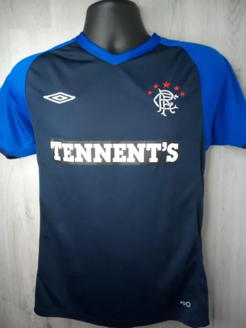 Rangers Umbro Tennents Training Jersey 2010/2011 Mens Small Rare Football Shirt