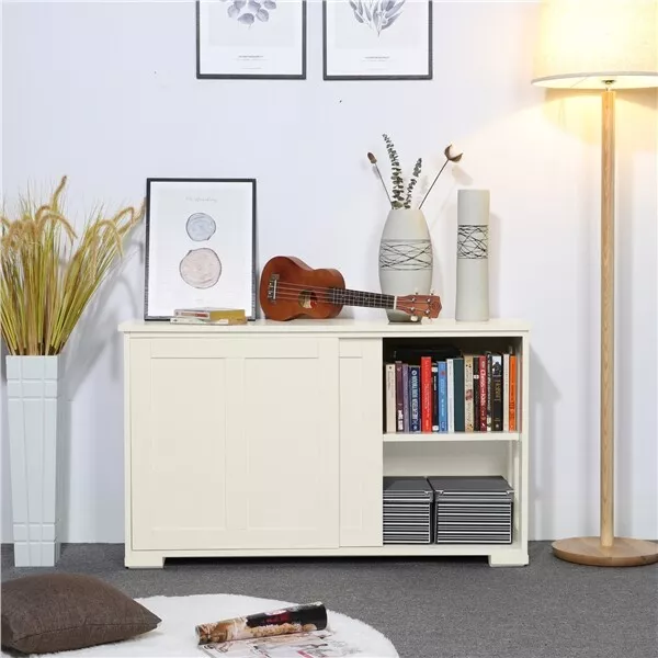 Librería Estantería Color Blanco Kamet 1 Puerta Corredera Comedor