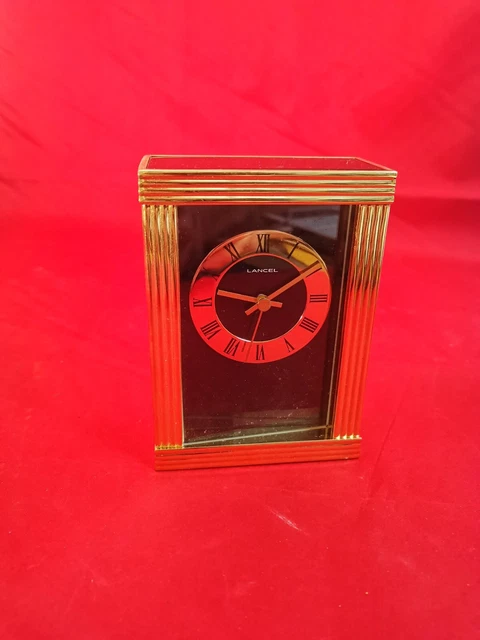LANCEL Jolie petite pendule horloge  Art deco