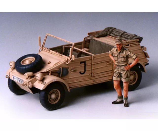 Tamiya WWII Deutscher Kübelwagen T82 Afrika 1:35 Plastik Modellbau Militär