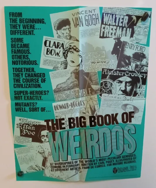The Big Book of Weirdos "17 x "22 (Promo Poster)