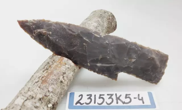 5" Stone Knife Blade - Skinning - Hunting - Craft- Hand Knapped Agate