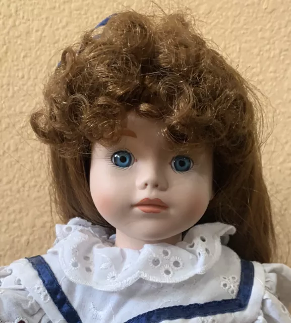 Brinns Porcelain Limited Edition Doll 1989 # 5158 2