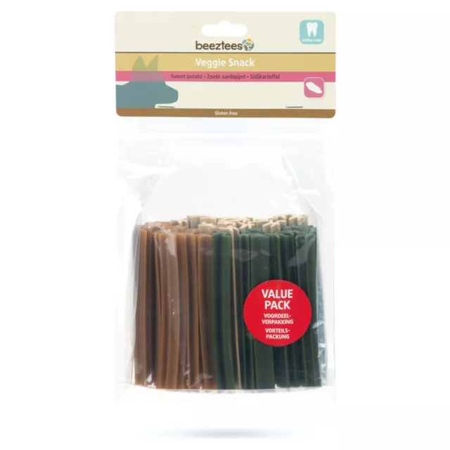 Beeztees Veggie Barra Mix, 12 CM / 500G, Snack para Perro, Nuevo