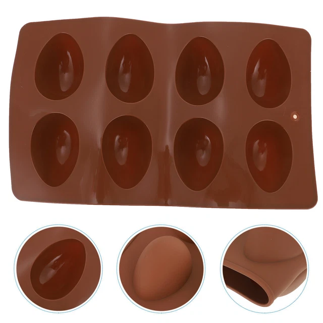 Set 4 Stampi In Silicone Per Cioccolatini - Antiaderenti E Alimentari - Per Cioccolato, Ghiaccio, Cera E Torte - Adatti A Forno E Microonde