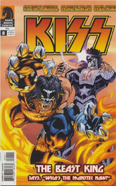 KISS	M	6306	COMIC - KISS N.08 - by JOE CASEY- 32 pages 17x26cm - USA 2003