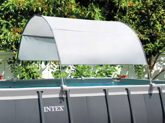 Intex 28054 Frame-Pool-Sonnendach Protezione Solare Tenda per Stahlrohrbecken