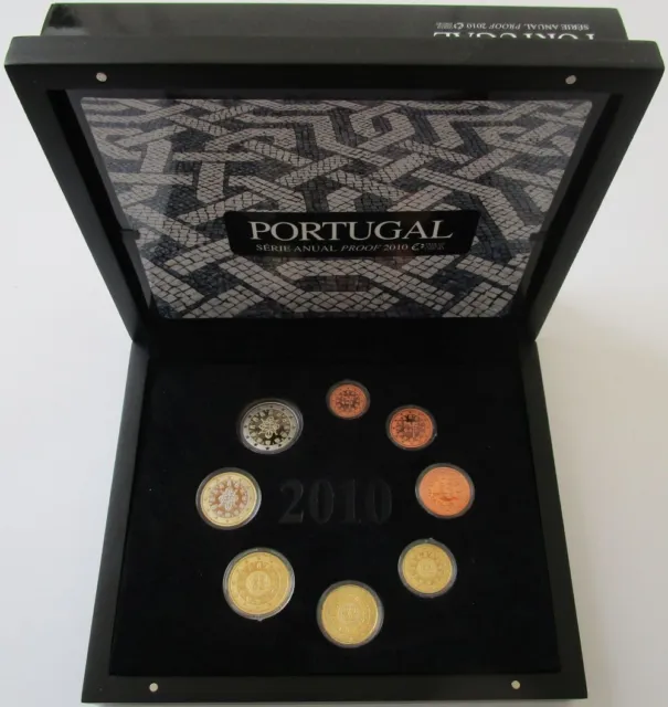 Portugal KMS Kursmünzensatz PP 2010