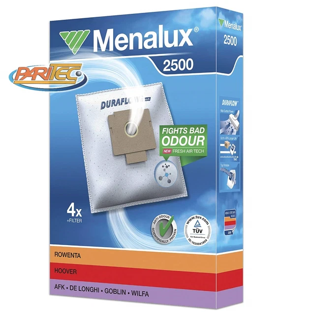 Menalux 900196145 2500 Sacchetti Traini Rowenta Ambia-Extrem-Premio-Premio