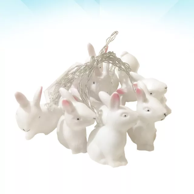 Cordino di coniglio luci LED Bunny Fairy Lights USB decorazione festa 1,5 m
