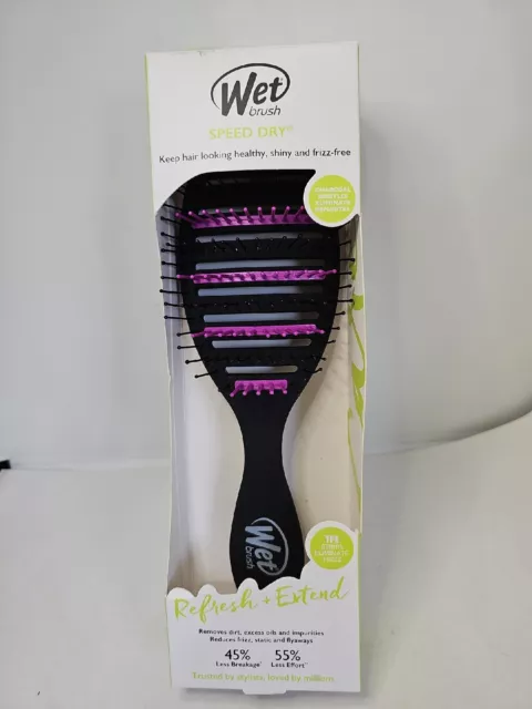 Wetbrush Speed Dry, Brush Charcoal Infused Anti-Frizz,  Refresh & Extend