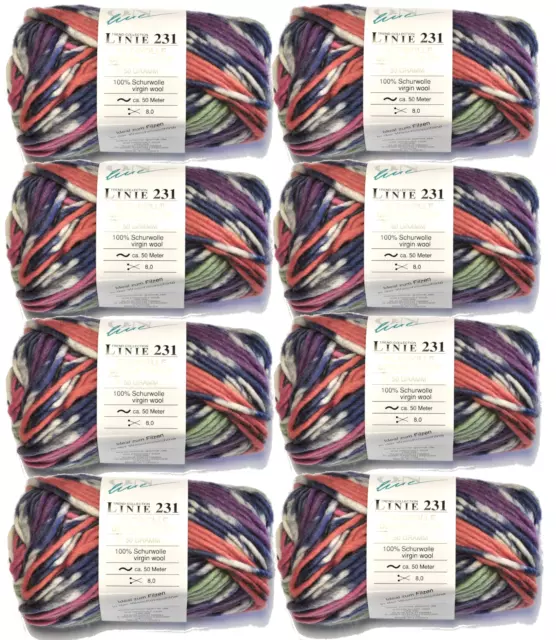 400g Filzwolle Design Color v. Online Garne zum Stricken 100% Schurwolle Fb. 207