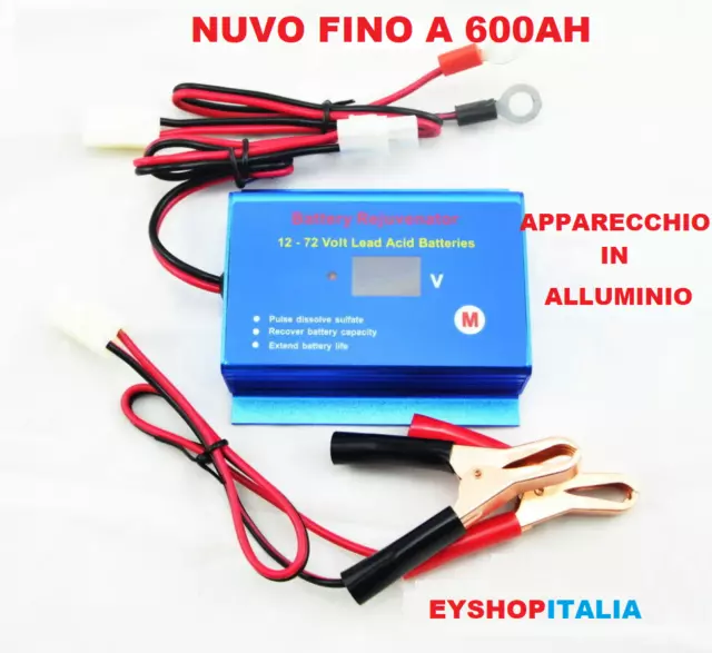 DESOLFATORI Riparatore RICOSTITUISCE Batterie 12V 24V 36V 48V 60V 72 600HA