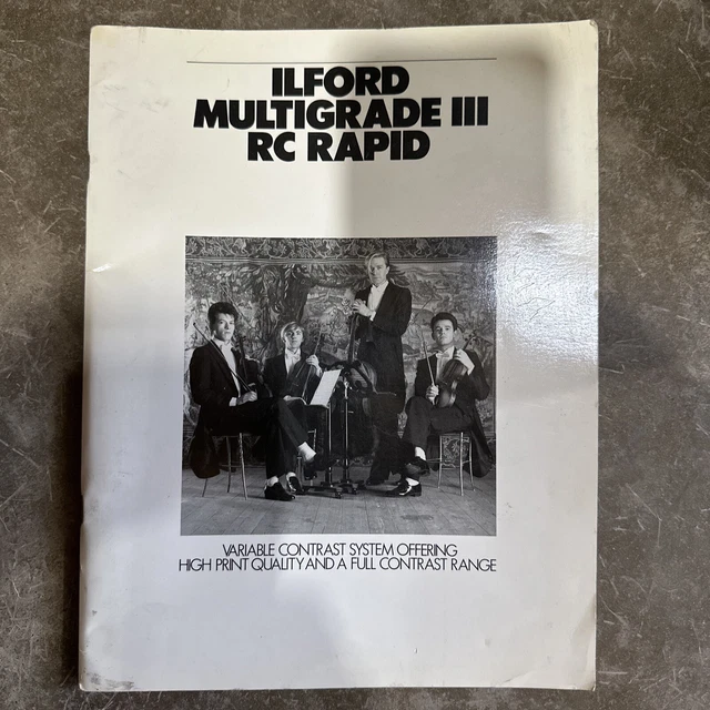 ILFORD Multigrade 3 RC Rapid Manual