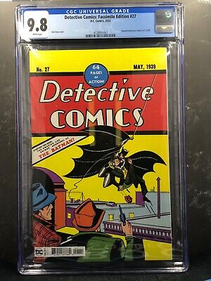 DC Comics Detective Comics: Facsimile Edition #27 Graded CGC 9.8