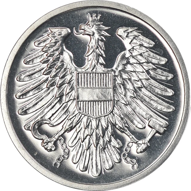 [#915550] Coin, Austria, 2 Groschen, 1989, Proof, MS, Aluminum, KM:2876