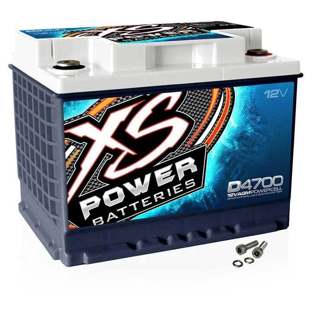 XSPOWER D4700 XS Power 12 Volt Power Cell 2900 Max Amps 62Ah AGM Battery