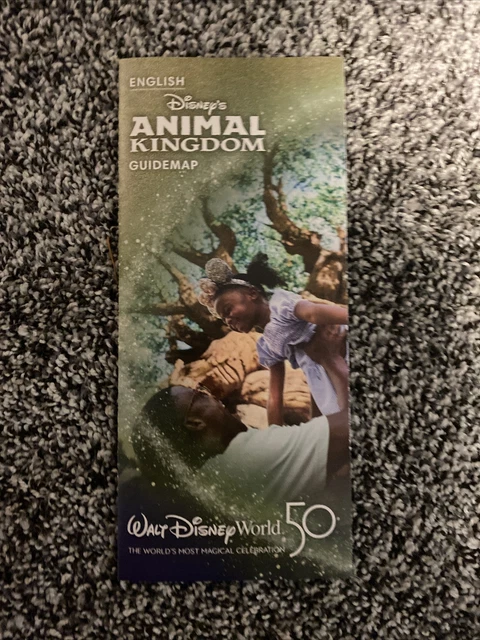 NEW 2023 WALT Disney World Guide Map Animal Kingdom Park Map Parks Paper Times £1.46 - PicClick UK