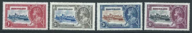 BASUTOLAND GV 1935 SG11/14 set of 4 Silver Jubilee lightly mounted mint. Cat £14