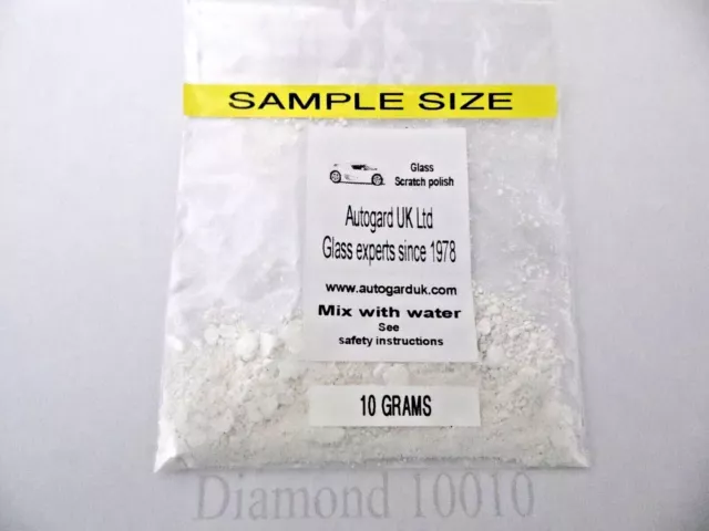 10g, "Sample Size", Cerium Oxide, Glass scratch polish, Premium quality