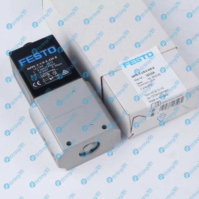 ONE NEW Festo MPPE-3-1/8-6-420-B 161164 Electric Proportional