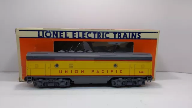 Lionel 6-8481 O Gauge Union Pacific F3 B-Unit Non-Powered Diesel Locomotive EX