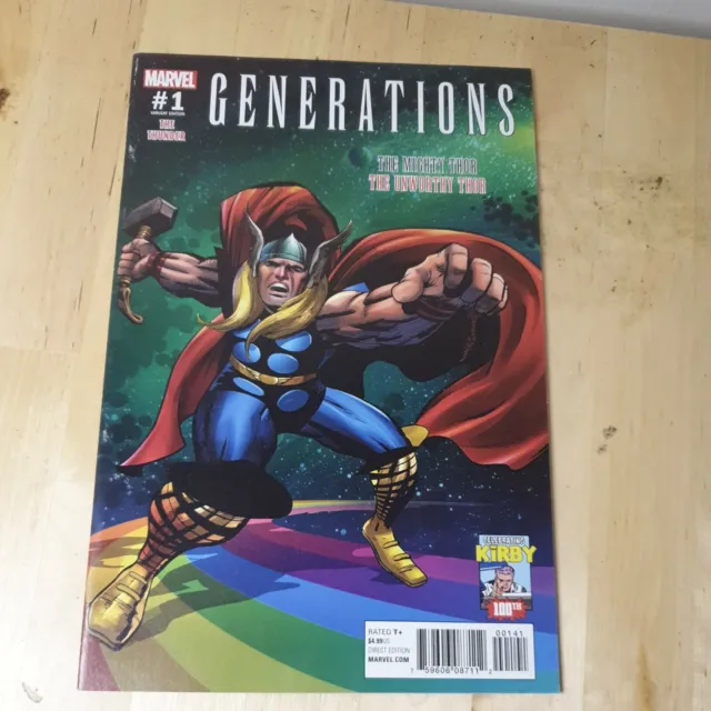 Generations: The Unworthy Thor & The Mighty Thor Kirby Variant Jane Foster story