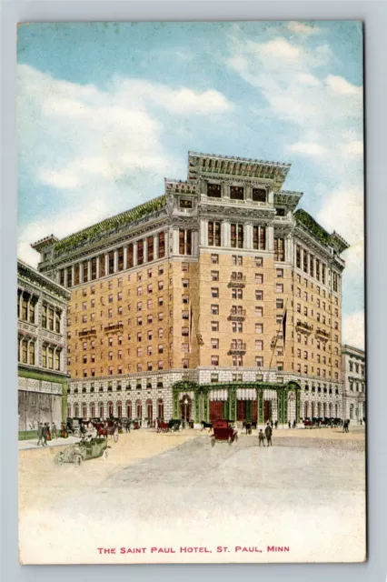 St. Paul MN, The Saint Paul Hotel, Minnesota Vintage Postcard