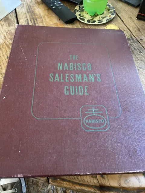 The Nabisco Salesman Guide 1949 Rare