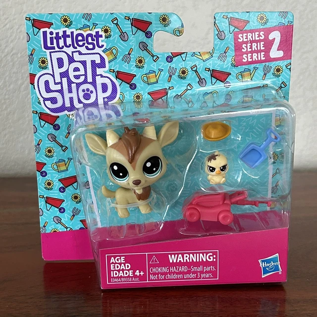 LITTLEST PET SHOP Series 2 Quincy Goatee Pet 2116 and Chickles