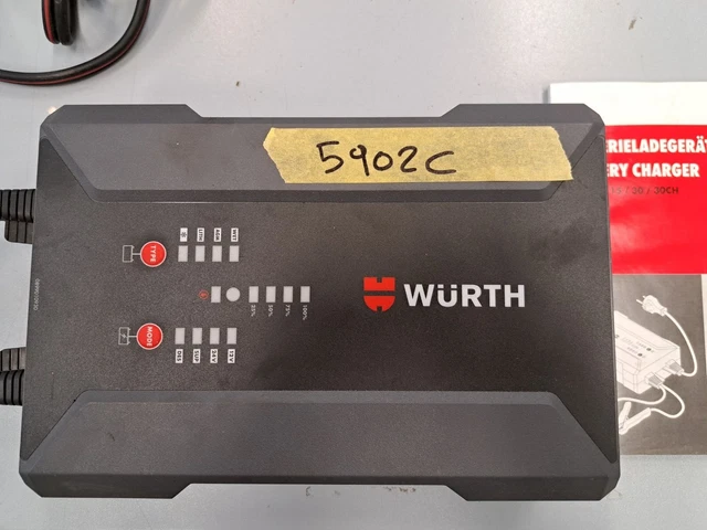 Caricabatteria Auto 12-24V 30-15A WBC-30 CORPO MACCHINA - WÜRTH