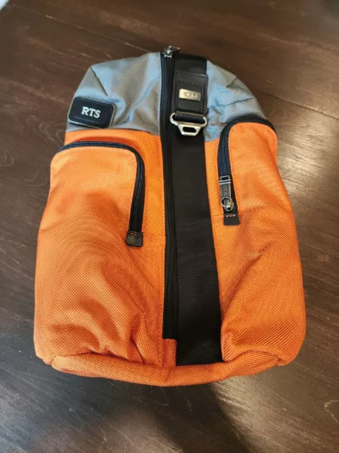 *Rare* Orange & Gray Tumi Alpha Bravo Monterey Sling Bag 22318GOH