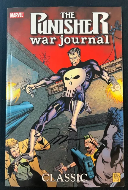 The Punisher War Journal Classic TPB, First Print 2008 NM, Jim Lee Signed