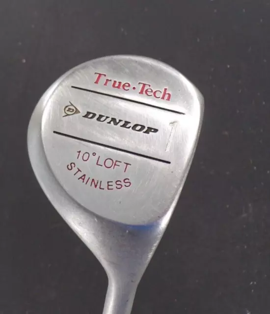 Dunlop True-Tech Stainless Driver 1 Wood 10* Steel Step Shaft Reg Flex