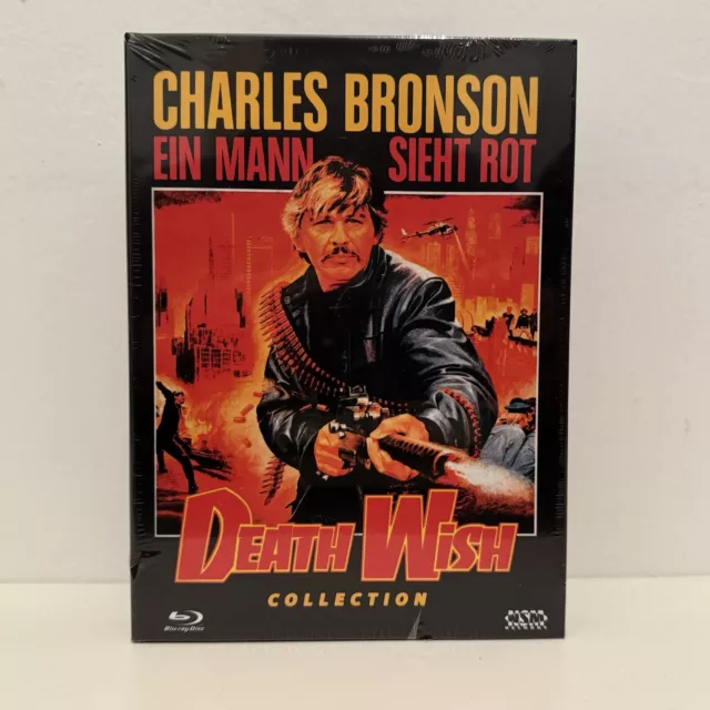 Death Wish (1-5) Ein Mann Sieht Rot / uncut Collection Blu-Ray Mediabook/Bronson