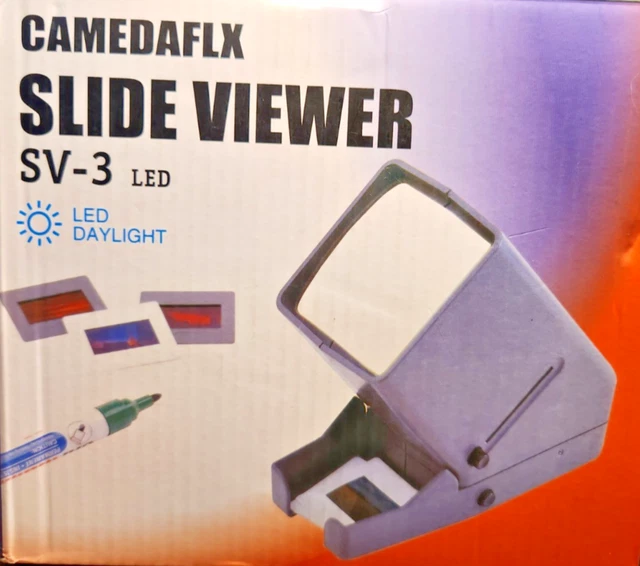 Visualizzatore Diapositive TCNEWCL 3x – Per 35mm E Negativi, Con LED E USB, Portatile - 4
