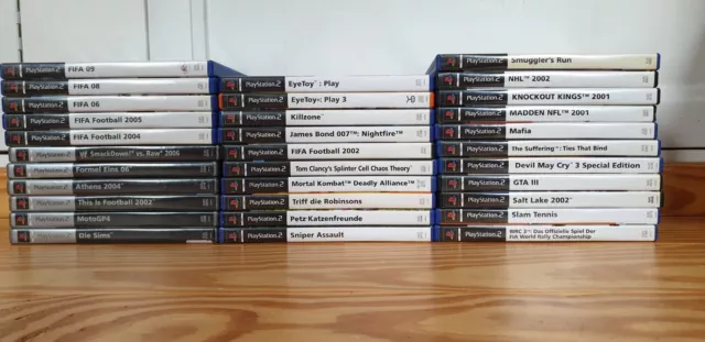 32x Playstation 2 Spiele-Sammlung / Konvolut PS2