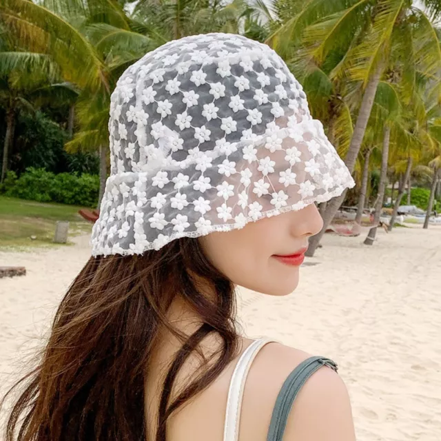 Secchio traspirante cappello larghezza tesa berretti da spiaggia moda cappello da sole donna