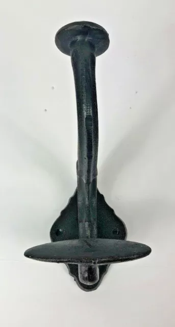 Vintage Style Cast Iron Wall Mounted Coat Hooks Hat Hook Hall Tree Black Heavy 3