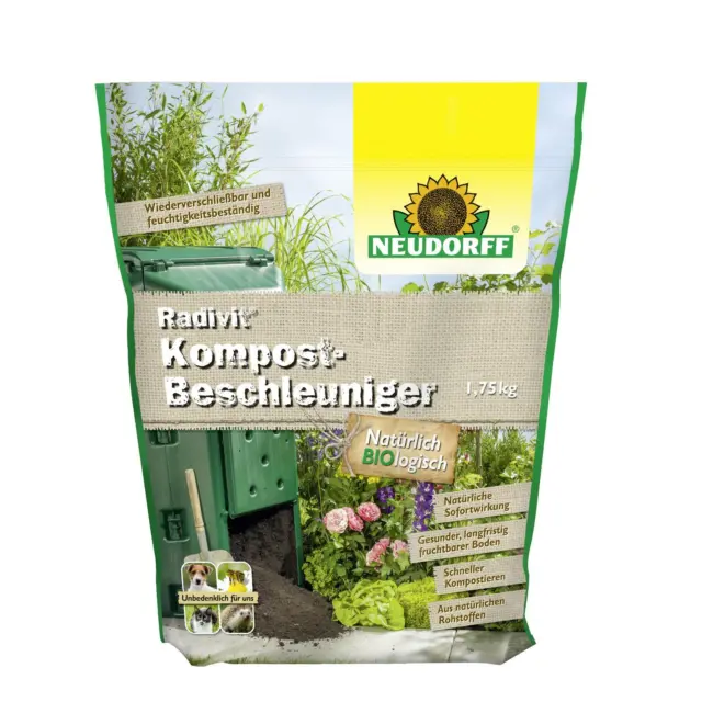 NEUDORFF - Acelerador de compost Radivit 1,75 kg - Compostaje bacterias de compost