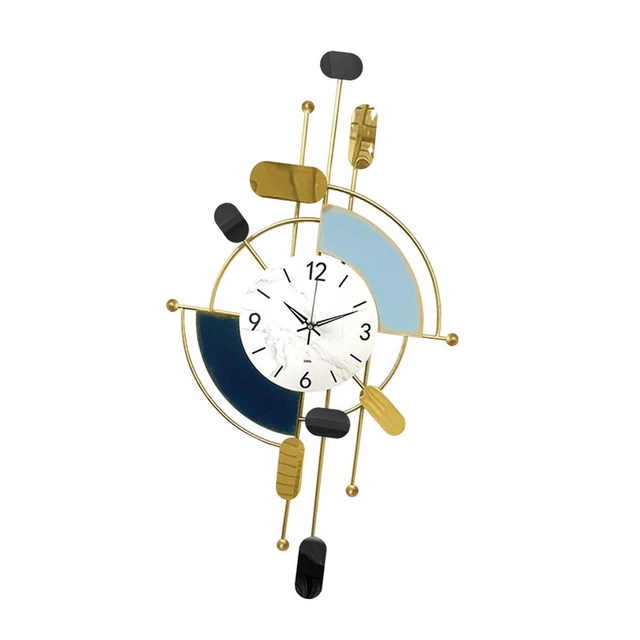 Grande horloge murale Art Design mouvement silencieux mode moderne décoratif