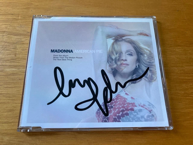 Madonna American Pie Autographed Promo CD Single - 5 Tracks