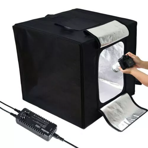 Godox Photo Light Tent Mini LED Photo Box 3/2-Light Bar Studio Lighting Kits 2