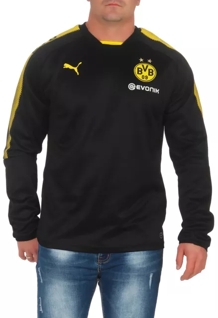 Puma Borussia Dortmund BVB Sweatshirt Trainingsshirt Pulli Longsleeve 75177502