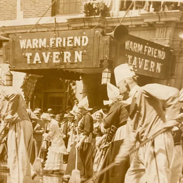 Holland Michigan RPPC Tulip Time Dutch Parade Real Photo Postcard 1930s Vintage